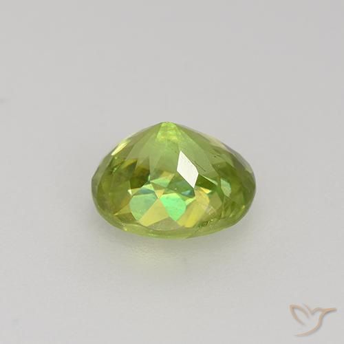 9,17 ctw natürlicher Leuchtendes Zitronengelb Sphene, Oval, VS-SI