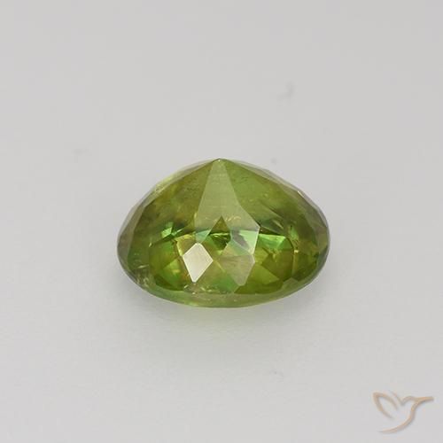 9,17 ctw natürlicher Waldgrün Sphene, Oval, VS-SI