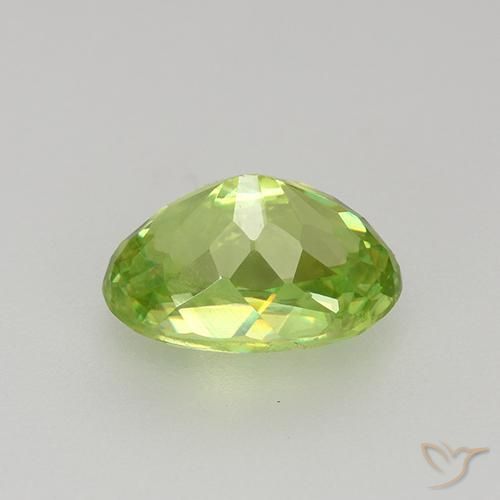 1,34 ctw natürlicher grüner Sphen, Oval Schliff, VS-SI