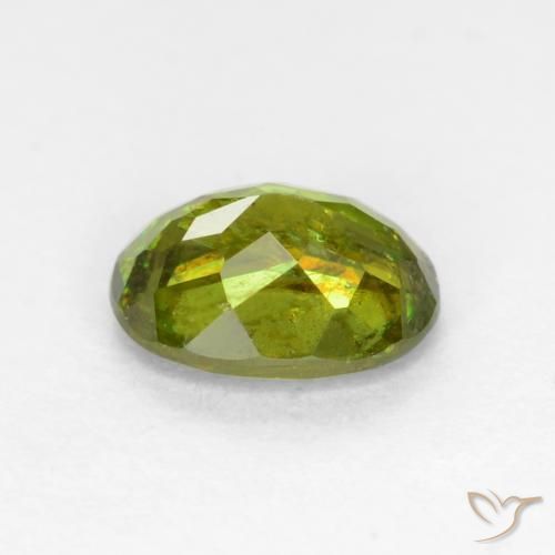 9,17 ctw natürlicher Warmes Erdgrün Sphene, Oval, SI