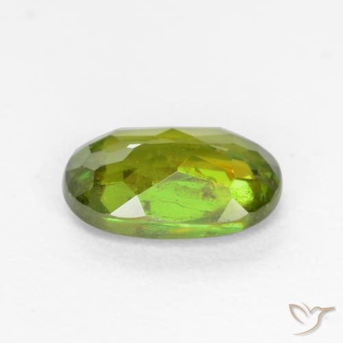 9,17 ctw natürlicher Waldgrün Sphene, Oval, VS-SI