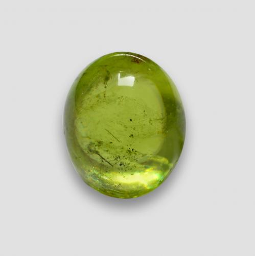 2,12 ctw natürlicher grüner Sphen, Oval Schliff, Transparent