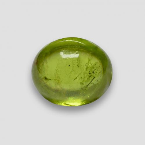 2,12 ctw natürlicher grüner Sphen, Oval Schliff, Transparent