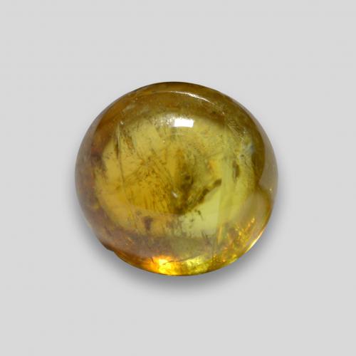 2,24 ctw natürlicher goldener Sphen, Oval Schliff, Transparent