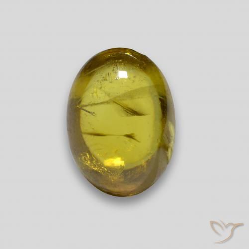 2.13ct Natürlicher Mittleres Gold Sphene, Oval, Transparent