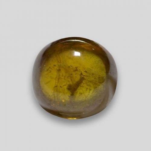 2,36 ctw natürlicher goldener Sphen, Rundschliff, Transparent