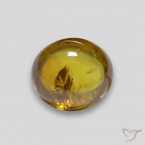9,17 ctw natürlicher Golden Sphene, Oval, Transparent