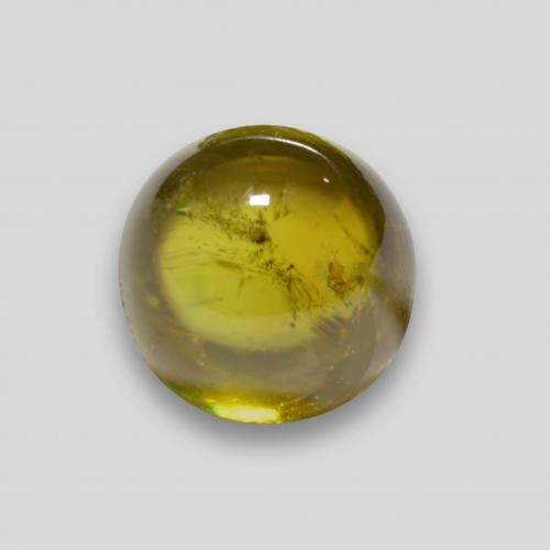 1,91 ctw natürlicher goldener Sphen, Rundschliff, Transparent
