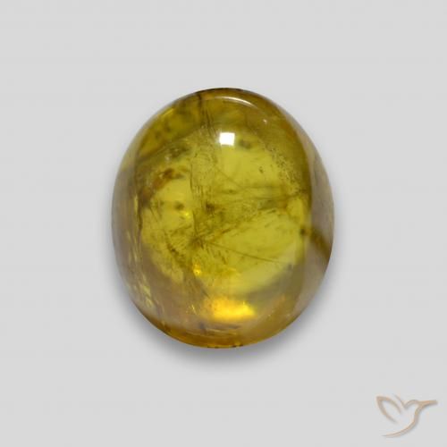 9,17 ctw natürlicher Golden Sphene, Oval, Transparent