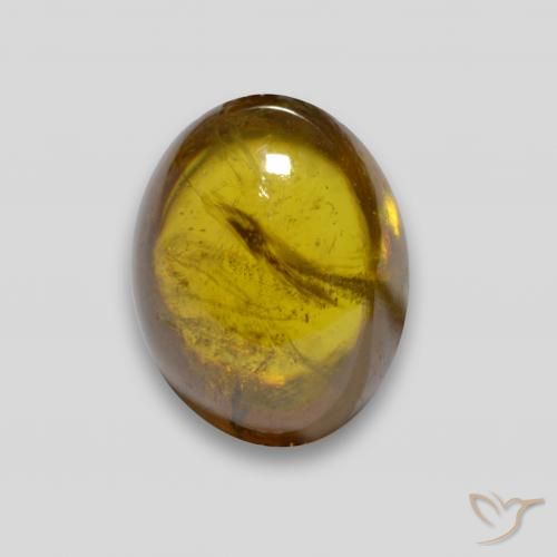 9,17 ctw natürlicher Dunkles Gold Sphene, Oval, Transparent