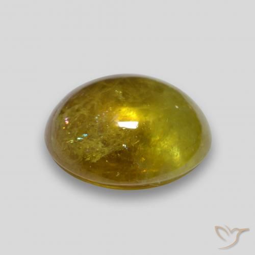 9,17 ctw natürlicher Mittleres Gold Sphene, Oval, Transparent