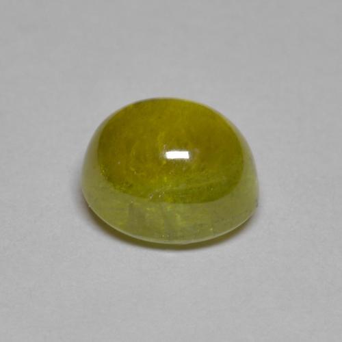 9,17 ctw natürlicher Zitronengelb Sphene, Oval Schliff, Transparent