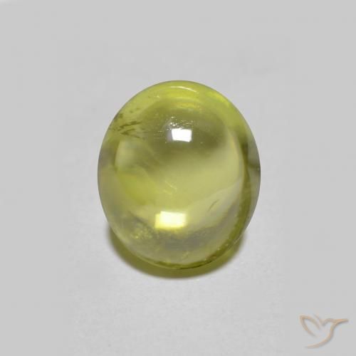 9,17 ctw natürlicher Medium Light Green Sphene, Oval, Transparent