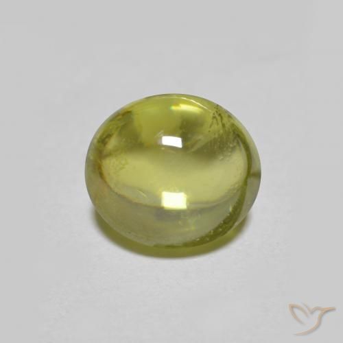 9,17 ctw natürlicher Medium Light Green Sphene, Oval, Transparent