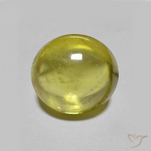 2.52ct Natürlicher Warmes Erdgrün Sphene, Oval, Transparent