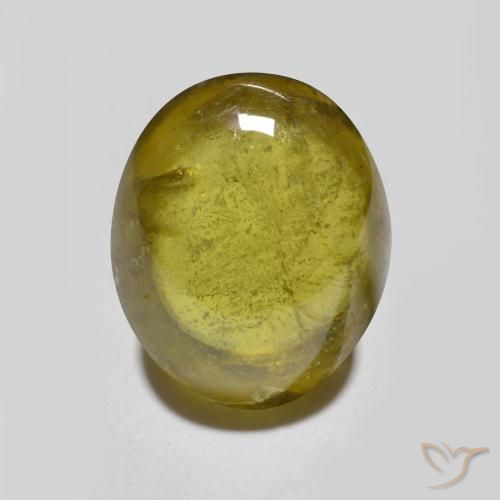 9,17 ctw natürlicher Tiefes Goldbraun Sphene, Oval, Lichtdurchlässig