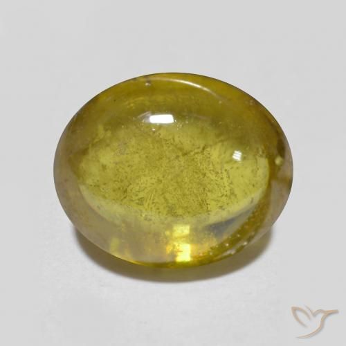 2.90ct Natürlicher Erdiges Gold Sphene, Oval, Lichtdurchlässig