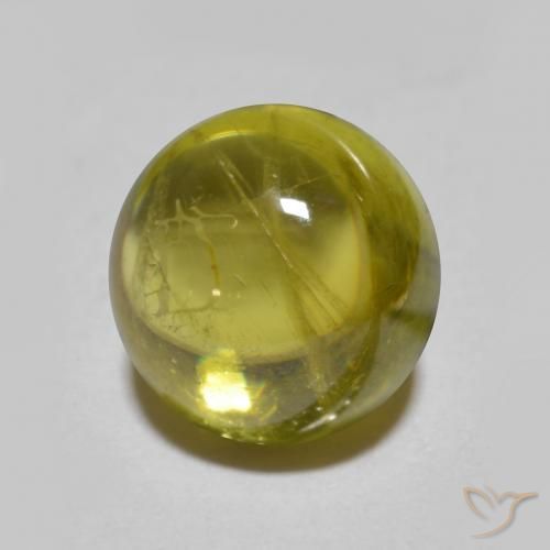 9,17 ctw natürlicher Mittleres Gold Sphene, Runden, Lichtdurchlässig