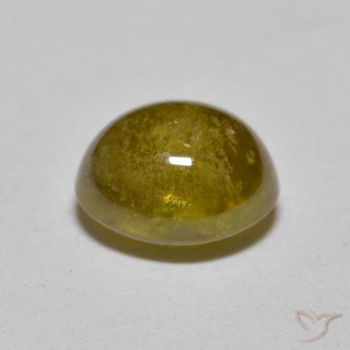 9,17 ctw natürlicher Medium Golden Brown Sphene, Oval, Lichtdurchlässig