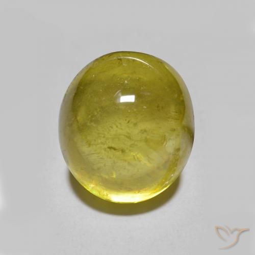 9,17 ctw natürlicher Mittleres Gold Sphene, Oval, Lichtdurchlässig