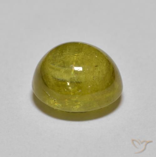 9,17 ctw natürlicher Mittleres Gold Sphene, Oval, Lichtdurchlässig