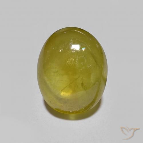 3.00ct Natürlicher gold-braun Sphene, Oval, Lichtdurchlässig