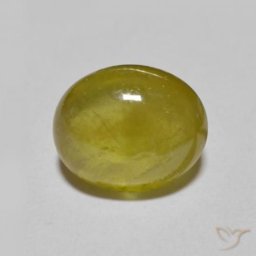 9,17 ctw natürlicher gold-braun Sphene, Oval, Lichtdurchlässig
