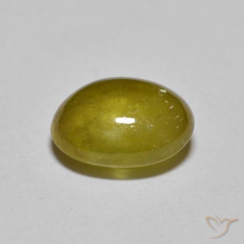 9,17 ctw natürlicher gold-braun Sphene, Oval, Lichtdurchlässig