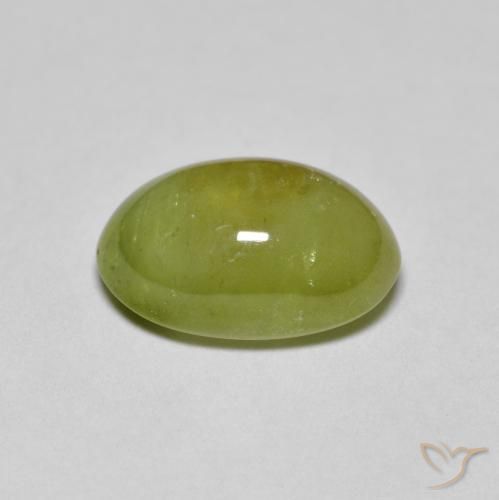 9,17 ctw natürlicher hellgrün Sphene, Oval, Lichtdurchlässig