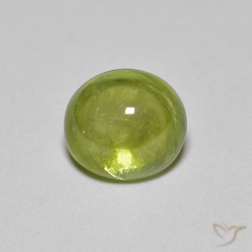 1.55ct Natürlicher Medium Light Green Sphene, Oval, Transparent