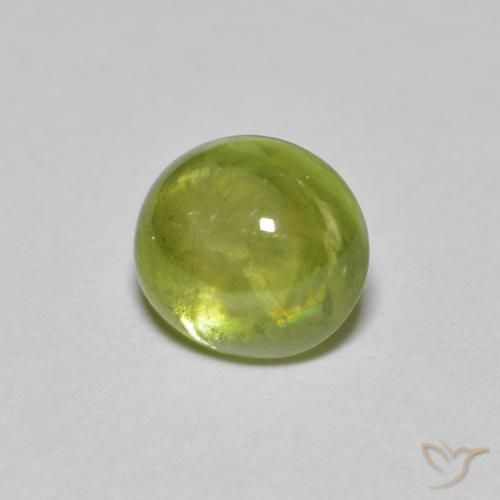 9,17 ctw natürlicher Medium Light Green Sphene, Oval, Transparent
