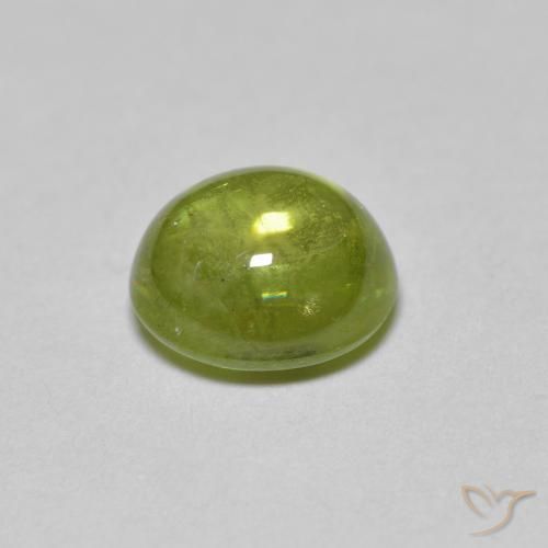 9,17 ctw natürlicher Medium Light Green Sphene, Oval, Transparent