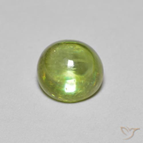 1.46ct Natürlicher Medium Light Green Sphene, Oval, Transparent
