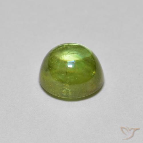 9,17 ctw natürlicher Medium Light Green Sphene, Oval, Transparent