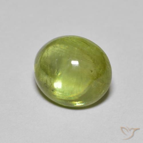 9,17 ctw natürlicher Helles Waldgrün Sphene, Oval, Transparent