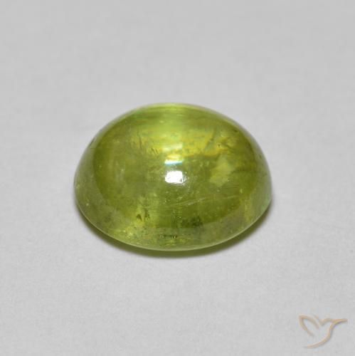 9,17 ctw natürlicher Helles Waldgrün Sphene, Oval, Transparent