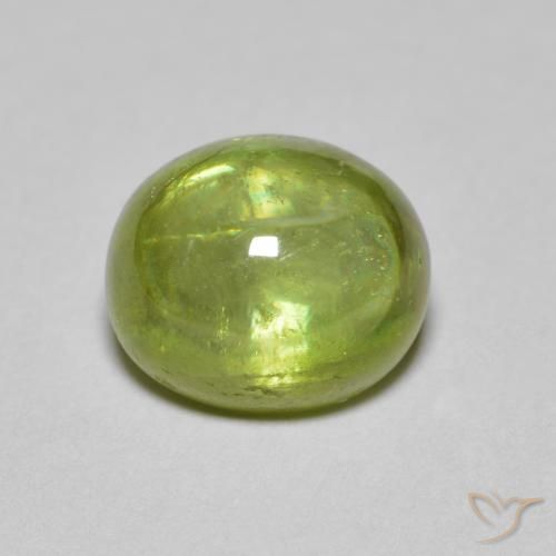2.51ct Natürlicher Olivgrün Sphene, Oval, Transparent