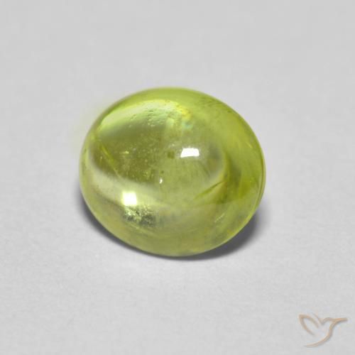 9,17 ctw natürlicher Warmes Waldgrün Sphene, Oval, Transparent