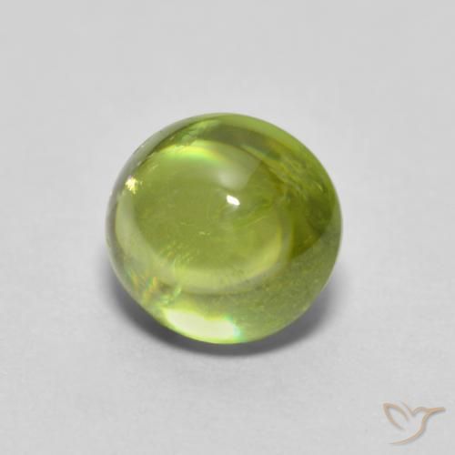 9,17 ctw natürlicher gelblich-grün Sphene, Oval, Transparent