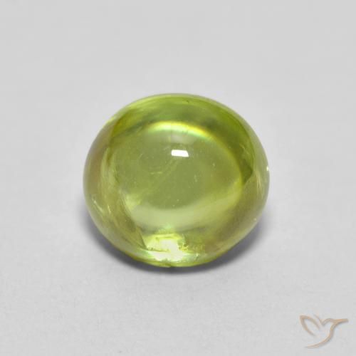 1.13ct Natürlicher gelblich-grün Sphene, Oval, Transparent