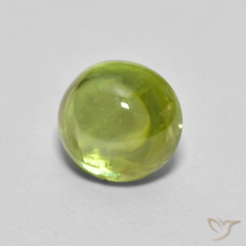 9,17 ctw natürlicher gelblich-grün Sphene, Oval, Transparent