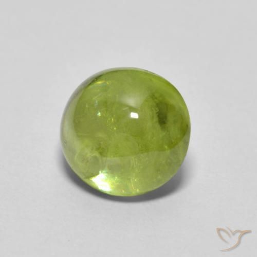 9,17 ctw natürlicher Lebendiges Gelbgrün Sphene, Oval, Transparent