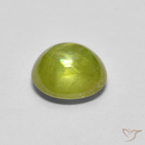 9,17 ctw natürlicher Helles Erdgrün Sphene, Oval, Transparent