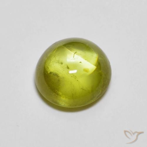 9,17 ctw natürlicher Warmes Waldgrün Sphene, Oval, Transparent