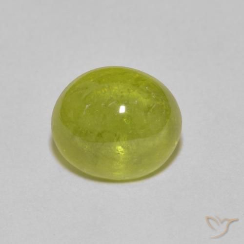 2.49ct Natürlicher Zitronengelb Sphene, Oval, Transparent