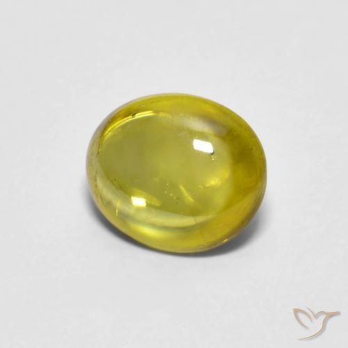 9,17 ctw natürlicher Mittelhelles Gelb Sphene, Oval, Transparent