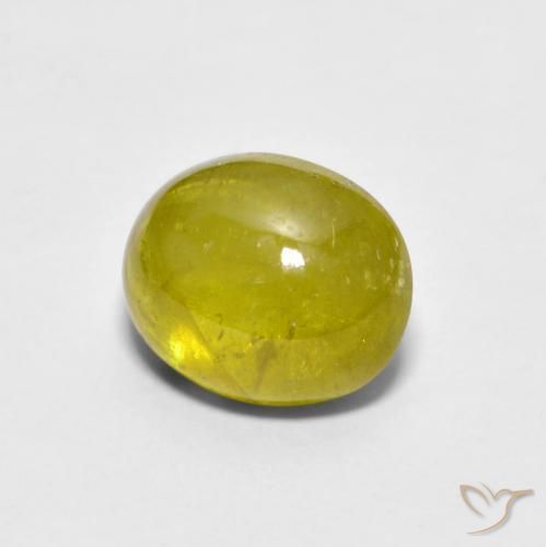 9,17 ctw natürlicher Gelblich Gold Sphene, Oval, Transparent