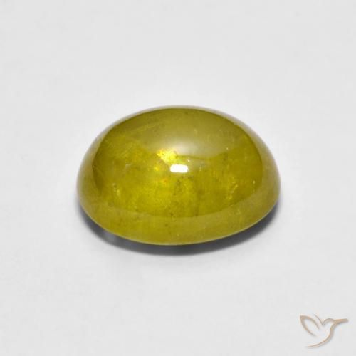 9,17 ctw natürlicher Gelblich Gold Sphene, Oval, Transparent