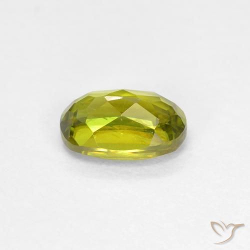 9,17 ctw natürlicher Warmes Waldgrün Sphene, Oval, VS