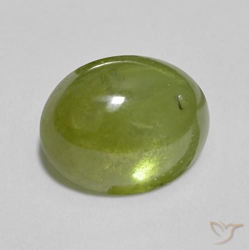 9,17 ctw natürlicher Olivgrün Sphene, Oval, Lichtdurchlässig